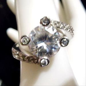 925 Sterling Silver Diamond Ring